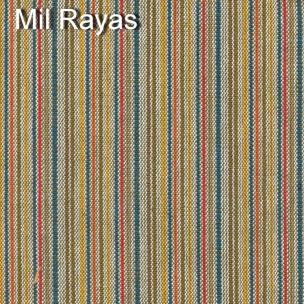 mil rayas verde