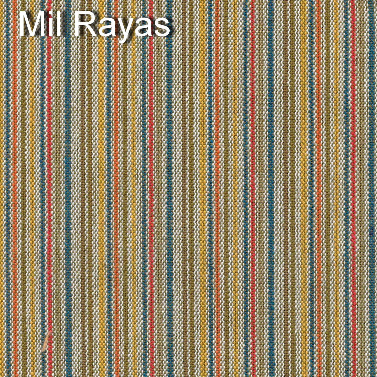 mil rayas verde