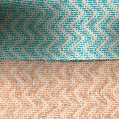 Zigzag bicolor crudo turquesa crudo naranja